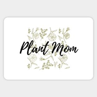 Plant Mom Floral Pattern Sticker